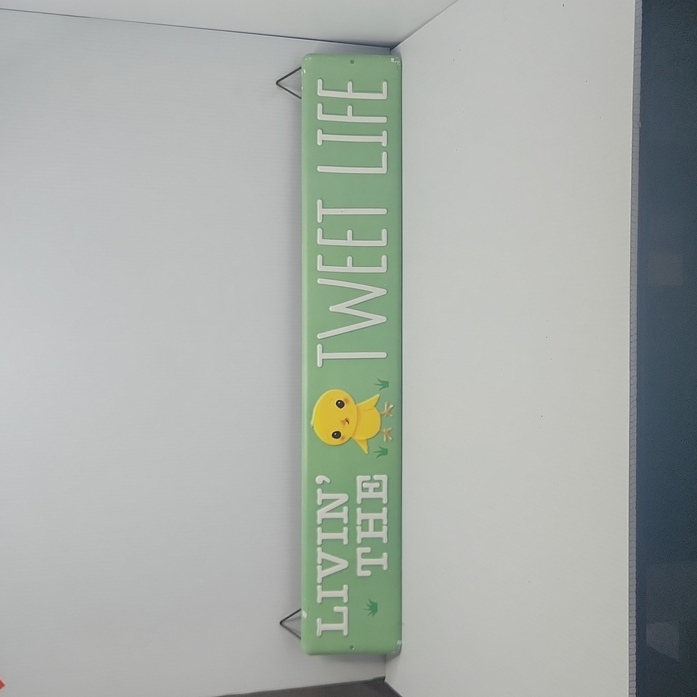 Metal sign